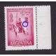 ARGENTINA 1962 GJ 1231A ESTAMPILLA  NUEVA MINT VARIEDAD SEÑALADA NO CATALOGADA U$ 15+